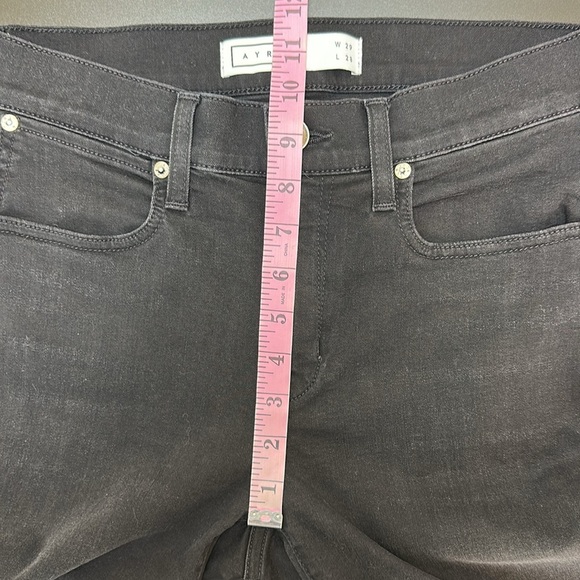 AYR The Chiller Eclipse Black Jeans W 29 L 28 Skinny Leg Stretchy Soft Body-con - Picture 13 of 16